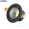 Éclairage Hsong - Nouveau design COB LED Downlight Downlight RA90 LED WALL DOWNLIGHT 10W Watt complet pour le logement prêt à expédier